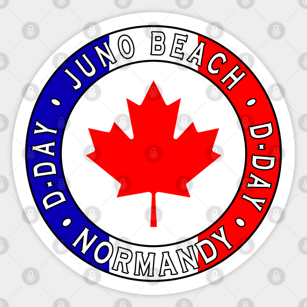 Juno Beach DDay D Day Landings Wwii Sticker TeePublic